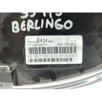 Recambio de cuadro instrumentos para citroën berlingo cuadro l1 referencia OEM IAM 9801641480  