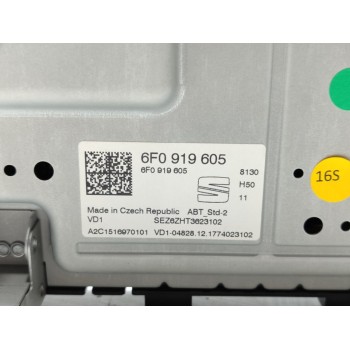 Recambio de pantalla multifuncion para seat ibiza (kj1) style referencia OEM IAM 6F0919605  