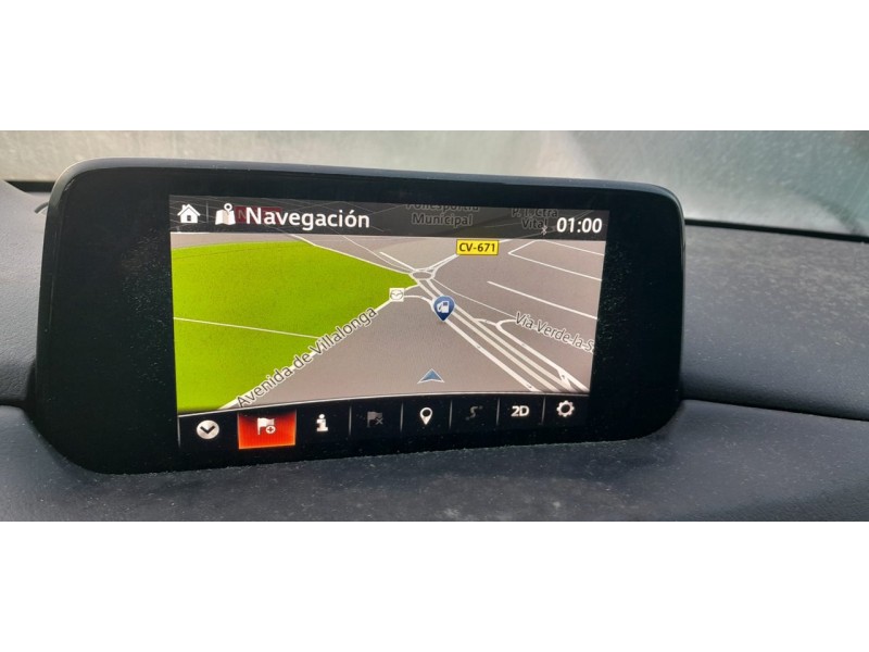 Recambio de pantalla multifuncion para mazda cx-5 evolution 2wd referencia OEM IAM K123611J0A  