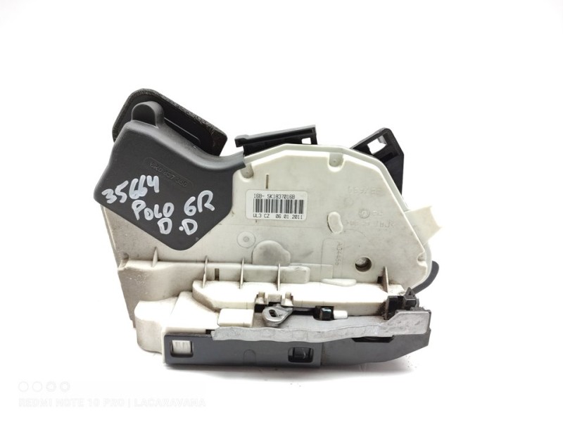 Recambio de cerradura puerta delantera derecha para volkswagen polo (6r1) advance referencia OEM IAM 5K1837016B  