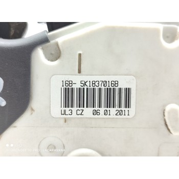 Recambio de cerradura puerta delantera derecha para volkswagen polo (6r1) advance referencia OEM IAM 5K1837016B  