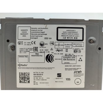 Recambio de sistema navegacion gps para seat ibiza (kj1) style referencia OEM IAM 5QA035824B  