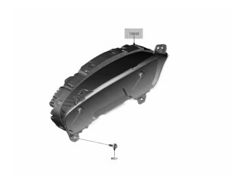 Recambio de cuadro instrumentos para ford focus st-line referencia OEM IAM JX7T10849NAJ  