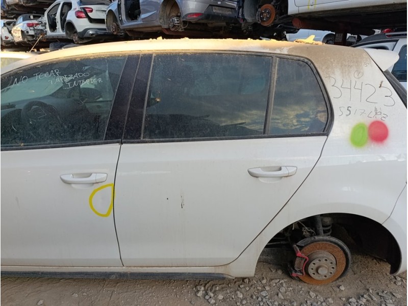 Recambio de puerta trasera izquierda para volkswagen golf vi (5k1) gti referencia OEM IAM 5K6833055K  