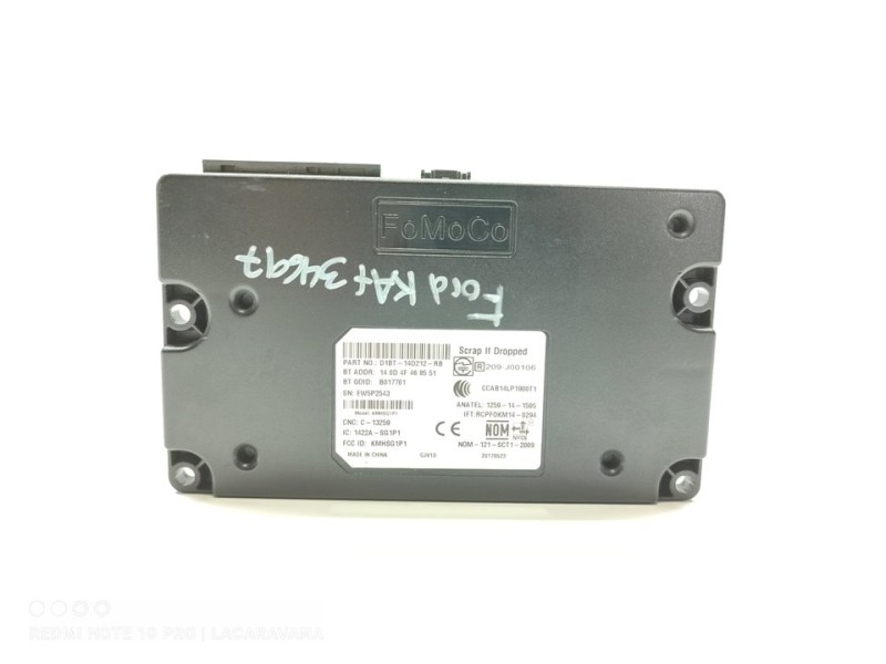 Recambio de modulo electronico para ford ka+ active referencia OEM IAM D1BT14D212RB  
