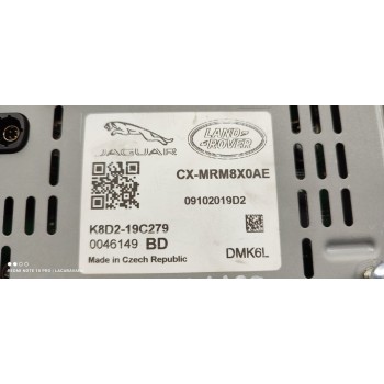 Recambio de pantalla multifuncion para land rover range rover evoque evoque hse referencia OEM IAM K8D219C279BD  