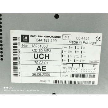Recambio de sistema audio / radio cd para opel antara cosmo 4x4 referencia OEM IAM 344183129  