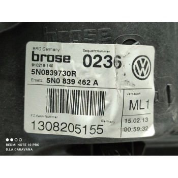 Recambio de elevalunas trasero derecho para volkswagen tiguan (5n1) +motion referencia OEM IAM 5N0839462A  