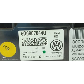 Recambio de mando climatizador para volkswagen golf vii lim. sport bluemotion referencia OEM IAM 5G0907044Q  
