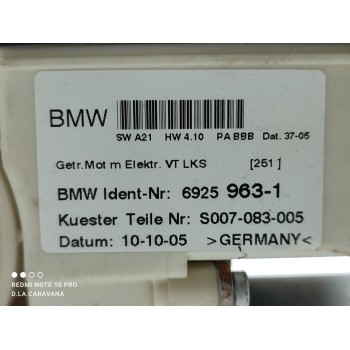 Recambio de motor elevalunas delantero izquierdo para bmw x3 (e83) 3.0 turbodiesel cat referencia OEM IAM 69259631  