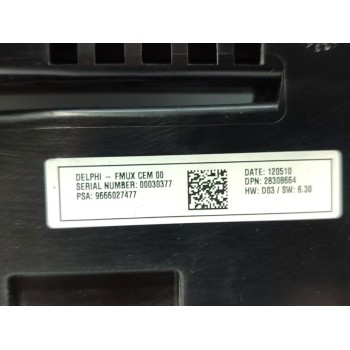 Recambio de mando climatizador para citroën c4 lim. exclusive referencia OEM IAM 9666027477  