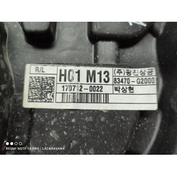 Recambio de elevalunas trasero izquierdo para hyundai ioniq hybrid referencia OEM IAM 83470G2000  