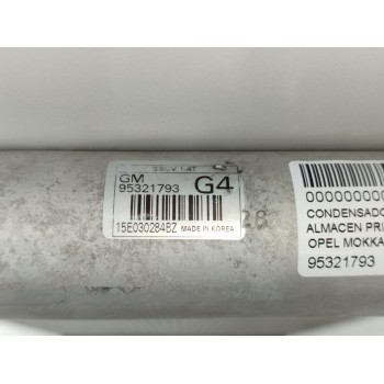 Recambio de condensador / radiador aire acondicionado para opel mokka selective referencia OEM IAM 95321793  