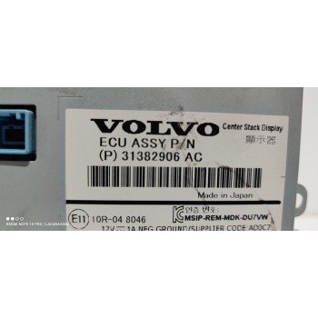 Recambio de pantalla multifuncion para volvo v40 básico referencia OEM IAM 31382906AC  