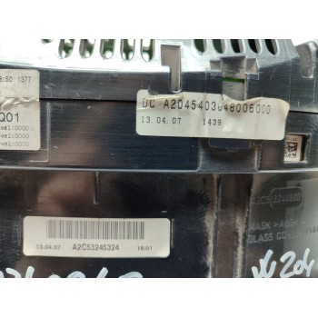Recambio de cuadro instrumentos para mercedes-benz clase c (w204) berlina c 220 cdi (204.008) referencia OEM IAM A2045403048ZGS 