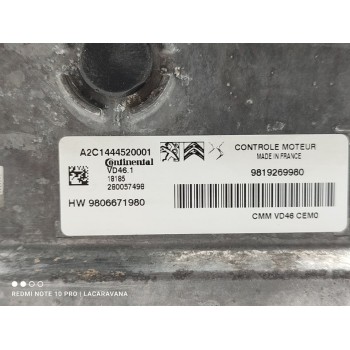 Recambio de centralita motor uce para citroën c3 aircross shine referencia OEM IAM 9806671980  