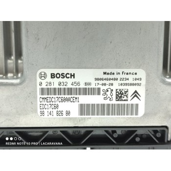 Recambio de centralita motor uce para citroën berlingo cuadro l2 referencia OEM IAM 0281032456  