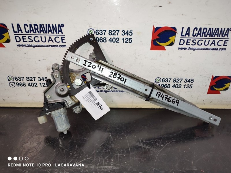 Recambio de elevalunas delantero derecho para hyundai i20 classic referencia OEM IAM 988201J100  