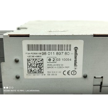 Recambio de sistema audio / radio cd para citroën c4 lim. exclusive referencia OEM IAM 9801189780  