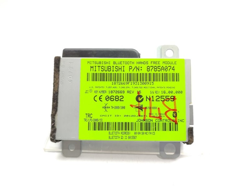 Recambio de modulo electronico para mitsubishi asx (ga0w) challenge 2wd referencia OEM IAM 8785A074  
