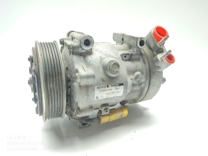 Recambio de compresor aire acondicionado para toyota proace l1h1 furgón active referencia OEM IAM 9800851980  