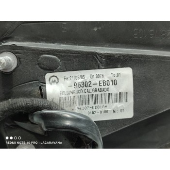 Recambio de retrovisor izquierdo para nissan navara pick-up (d40m) 2.5 dci cat referencia OEM IAM 96302EB010  