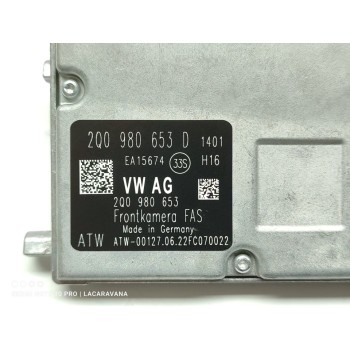 Recambio de camara vision frontal para volkswagen t-roc advance referencia OEM IAM 2Q0980653D  