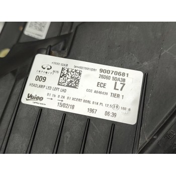 Recambio de faro izquierdo para infiniti qx30 premium referencia OEM IAM 260605DA3B  