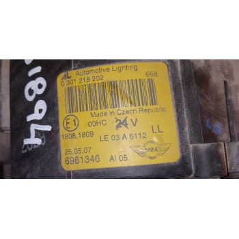 Recambio de faro derecho para bmw mini (r50,r53) referencia OEM IAM 6961346  