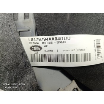 Recambio de asientos traseros para land rover range rover velar velar referencia OEM IAM LR092318  