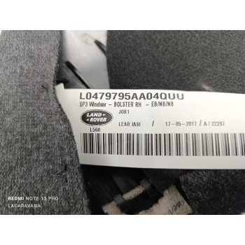Recambio de asientos traseros para land rover range rover velar velar referencia OEM IAM LR092318  