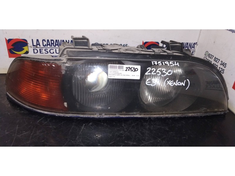 Recambio de faro derecho para bmw serie 5 berlina (e39) 525tds referencia OEM IAM 8387114  