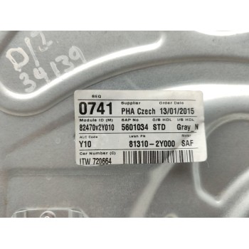 Recambio de elevalunas delantero izquierdo para hyundai ix35 classic 2wd referencia OEM IAM 824502S010  