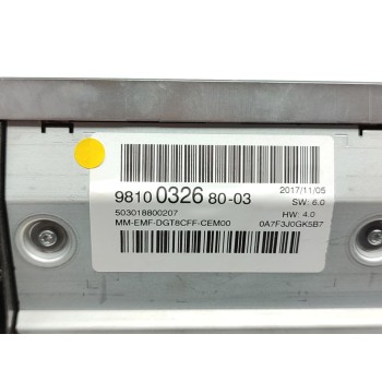 Recambio de pantalla multifuncion para peugeot 3008 gt line referencia OEM IAM 981003268003  