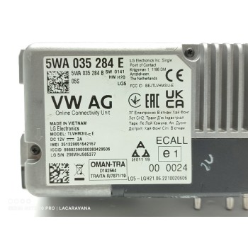 Recambio de modulo electronico para volkswagen t-roc advance referencia OEM IAM 5WA035284E  