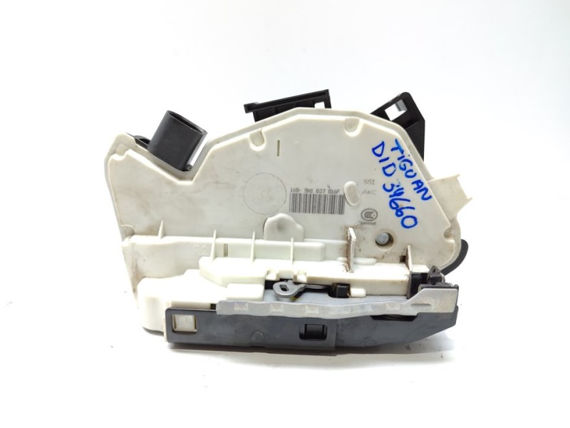Recambio de cerradura puerta delantera derecha para volkswagen tiguan (5n2) advance bluemotion referencia OEM IAM 5N1837016F  