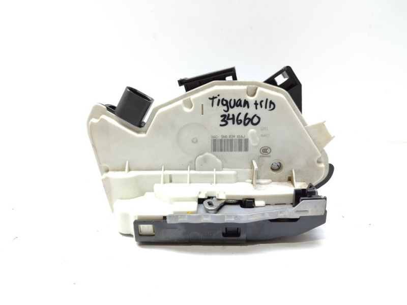 Recambio de cerradura puerta trasera derecha para volkswagen tiguan (5n2) advance bluemotion referencia OEM IAM 5N0839016J  