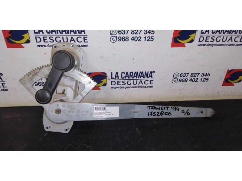 Recambio de elevalunas delantero derecho para ford transit, caja cerr. corto 95 referencia OEM IAM 95VBV23200AC  