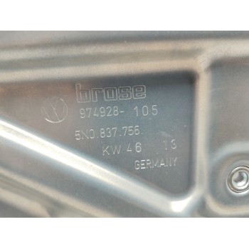 Recambio de elevalunas delantero derecho para volkswagen tiguan (5n2) advance bluemotion referencia OEM IAM 5N1837730G  