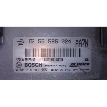 Recambio de centralita motor uce para opel zafira tourer expression referencia OEM IAM 55585024  