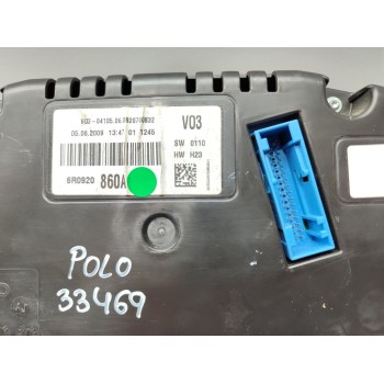 Recambio de cuadro instrumentos para volkswagen polo (6r1) advance referencia OEM IAM 6R0920860A  