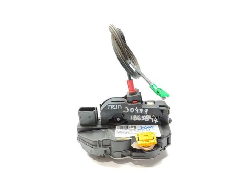 Recambio de cerradura puerta trasera derecha para opel zafira tourer expression referencia OEM IAM 13579566  