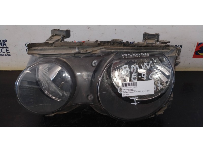 Recambio de faro izquierdo para bmw serie 3 compact (e46) referencia OEM IAM 6901969  