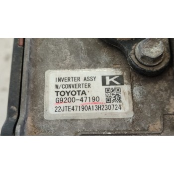 Recambio de inversor para toyota auris touring sports (e18) hybrid active referencia OEM IAM G920047190  