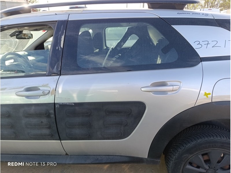 Recambio de puerta trasera izquierda para citroën c4 cactus feel referencia OEM IAM 9801219180  