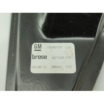 Recambio de elevalunas delantero izquierdo para opel zafira tourer expression referencia OEM IAM 13260137  