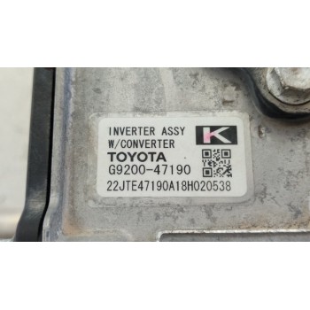 Recambio de inversor para toyota auris hybrid active business plus referencia OEM IAM G920047190  