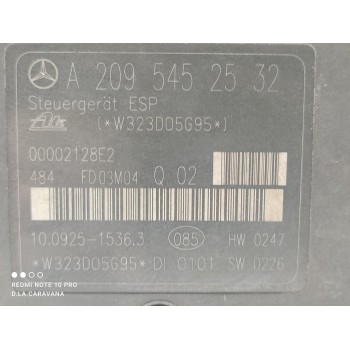 Recambio de abs para mercedes-benz clase clk (w209) coupe 270 cdi (209.316) referencia OEM IAM A2034310812  