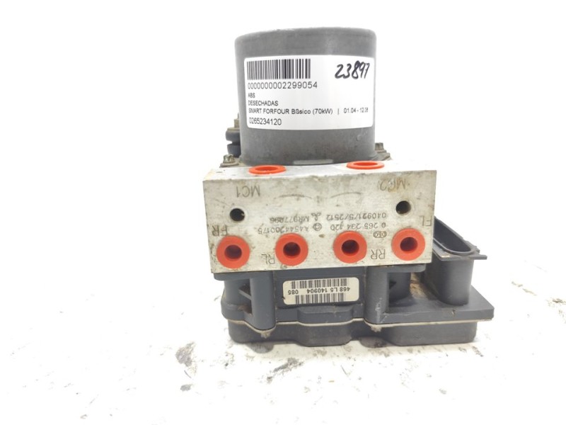 Recambio de abs para smart forfour básico (70kw) referencia OEM IAM 0265234120  