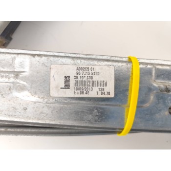 Recambio de elevalunas delantero derecho para peugeot 208 allure referencia OEM IAM 9673155180  